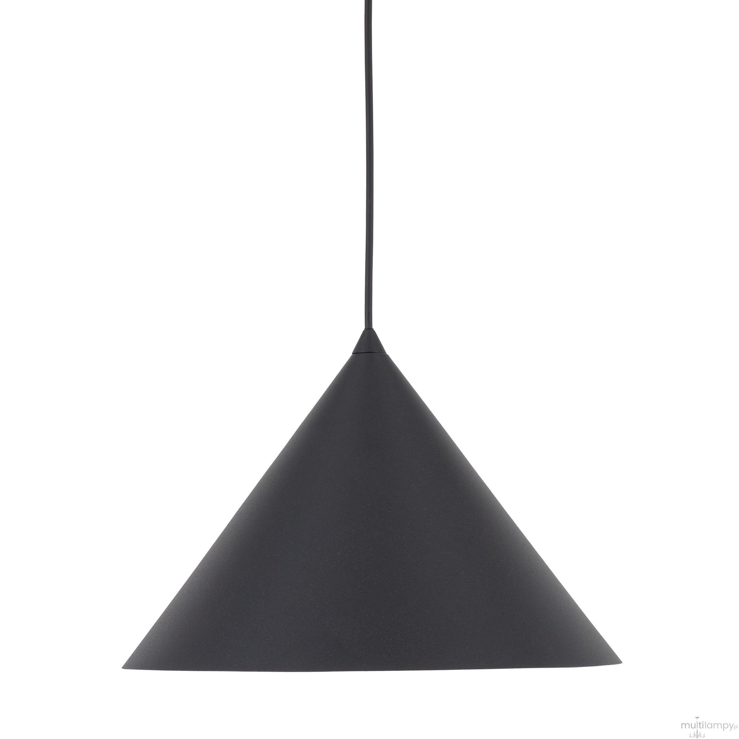 Cono D33,5 lampa wisząca 1xE27 czarna 10057