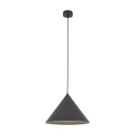 Cono D33,5 lampa wisząca 1xE27 czarna 10057