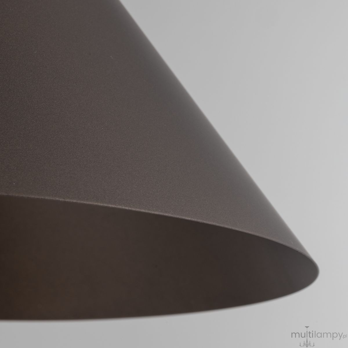 Cono D33,5 lampa wisząca 1xE27 brązowa 10038