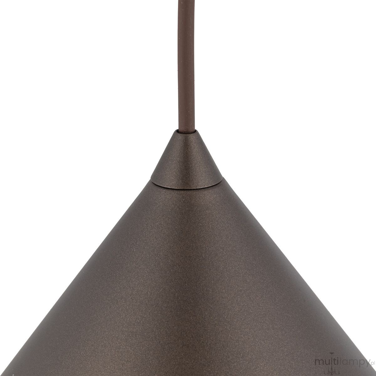 Cono D33,5 lampa wisząca 1xE27 brązowa 10038