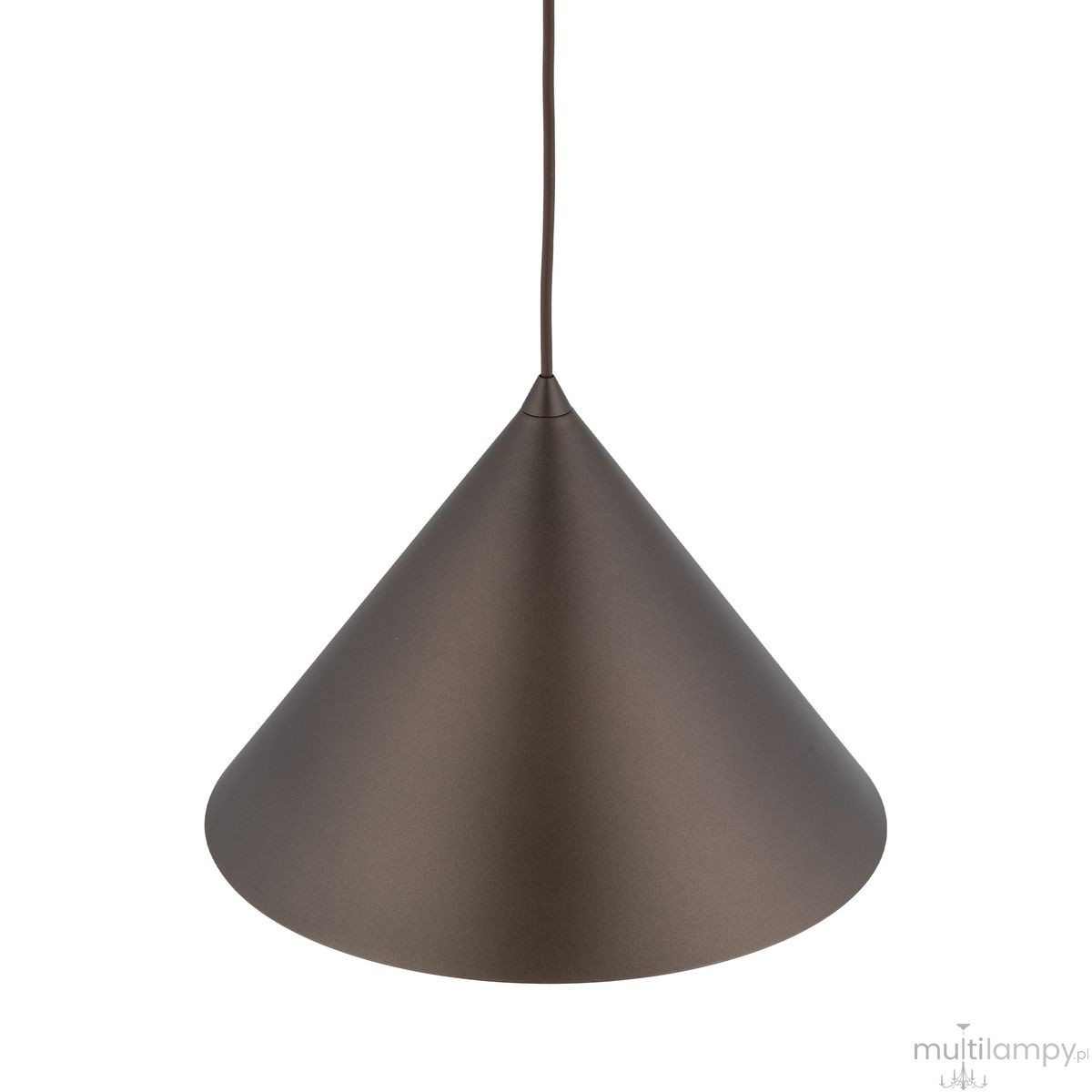 Cono D33,5 lampa wisząca 1xE27 brązowa 10038