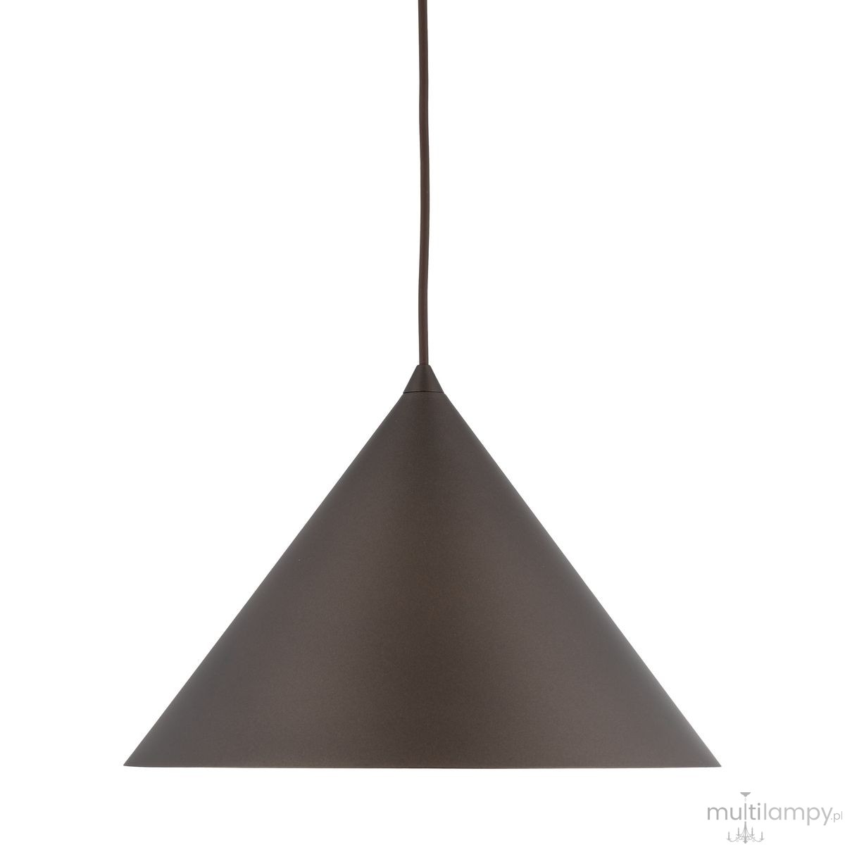 Cono D33,5 lampa wisząca 1xE27 brązowa 10038