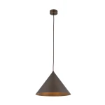Cono D33,5 lampa wisząca 1xE27 brązowa 10038