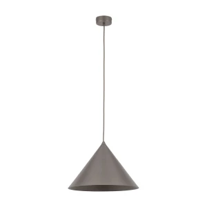 Cono D33,5 lampa wisząca 1xE27 szarobrązowa 11377