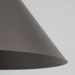 Cono D33,5 lampa wisząca 1xE27 szarobrązowa 11377