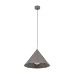Cono D33,5 lampa wisząca 1xE27 szarobrązowa 11377