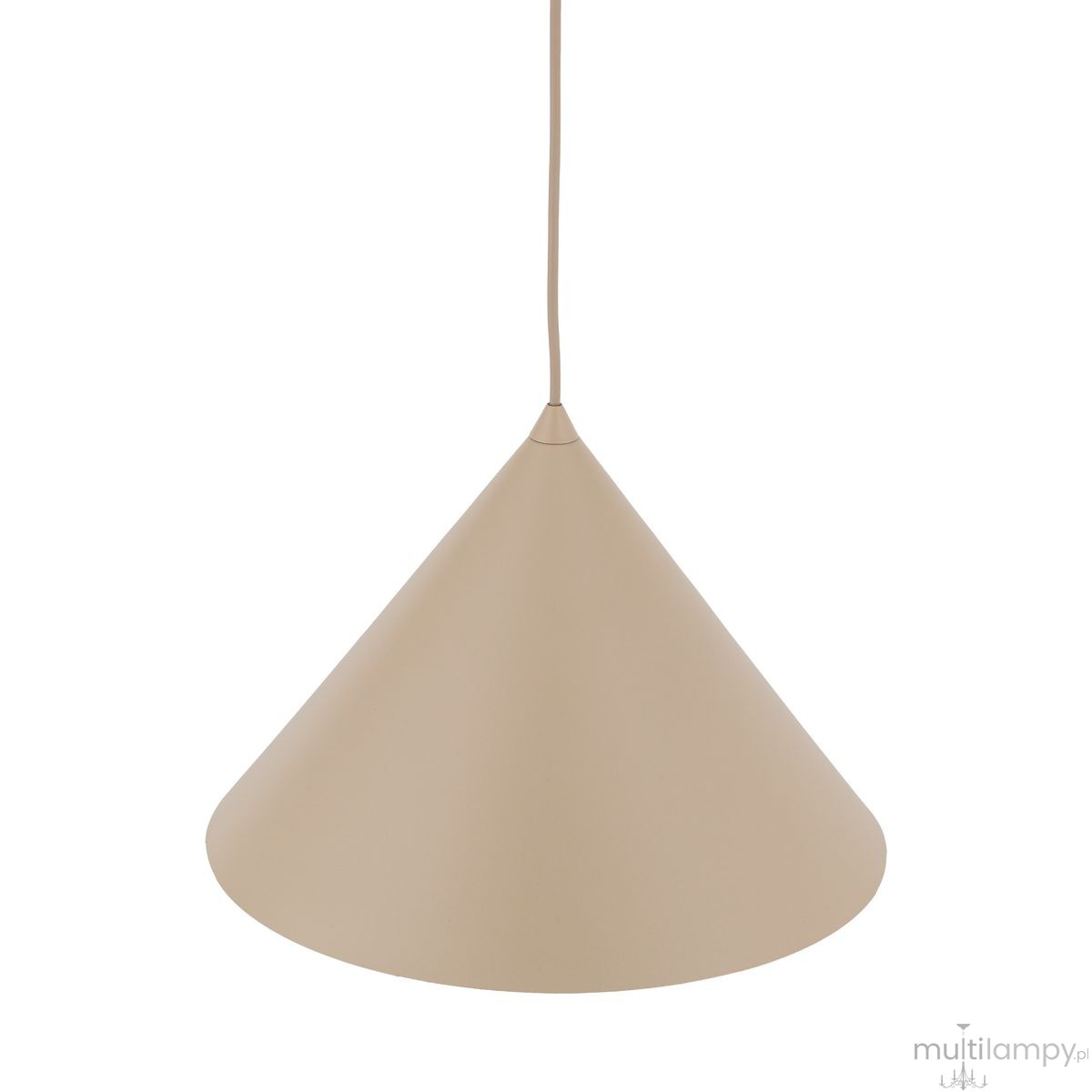 Cono D33,5 lampa wisząca 1xE27 beżowa 10621