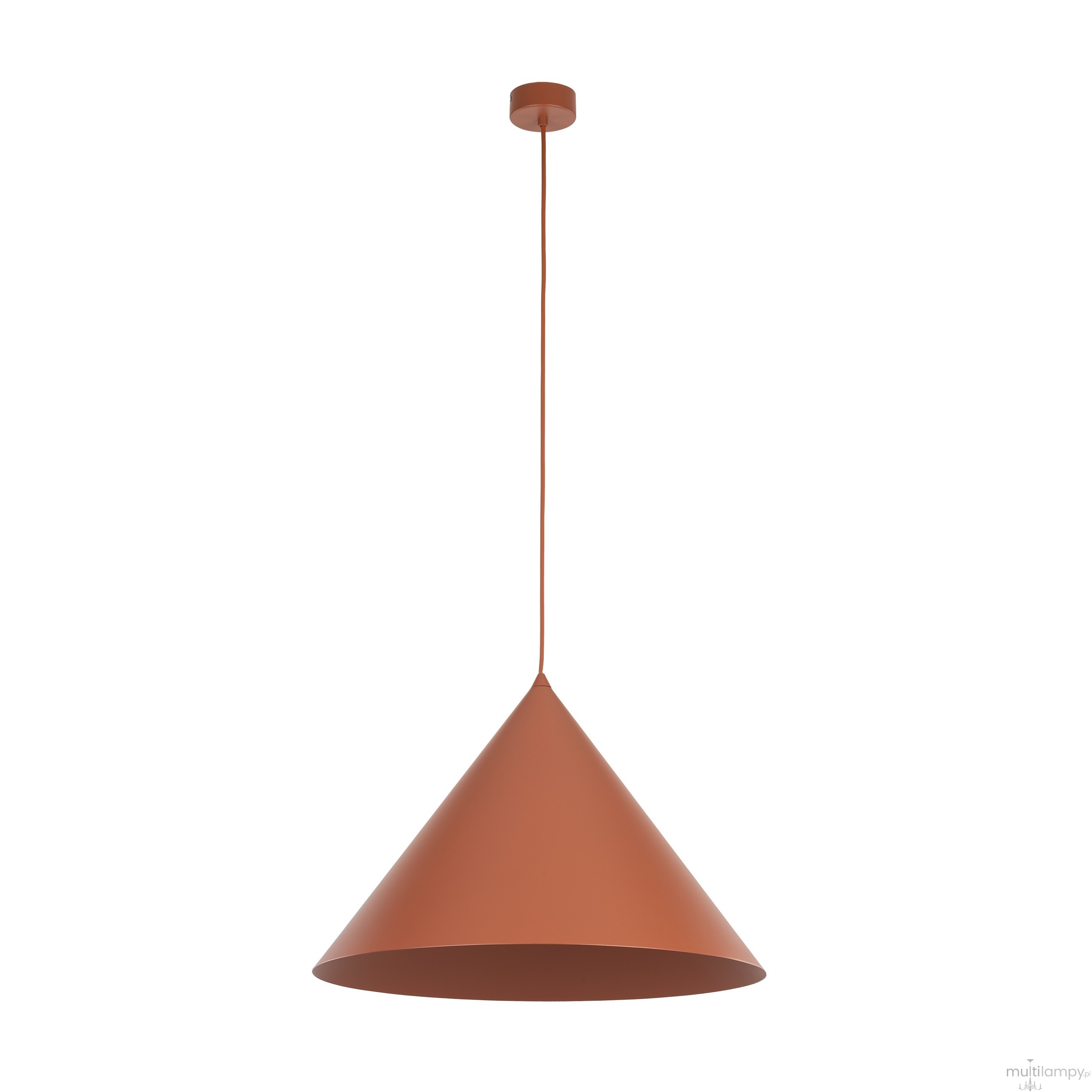 Cono D50 lampa wisząca 1xE27 ceglana 10089