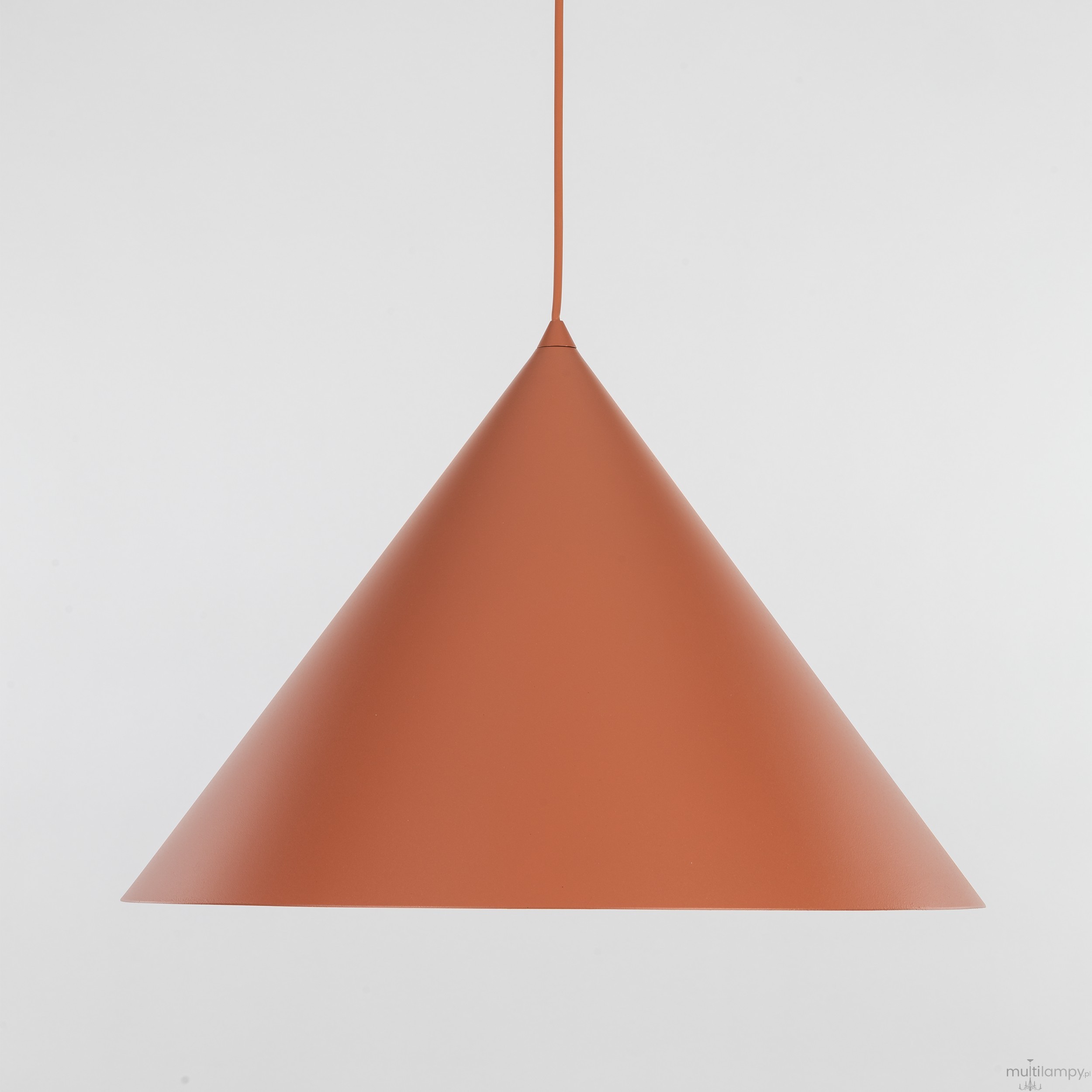 Cono D50 lampa wisząca 1xE27 ceglana 10089