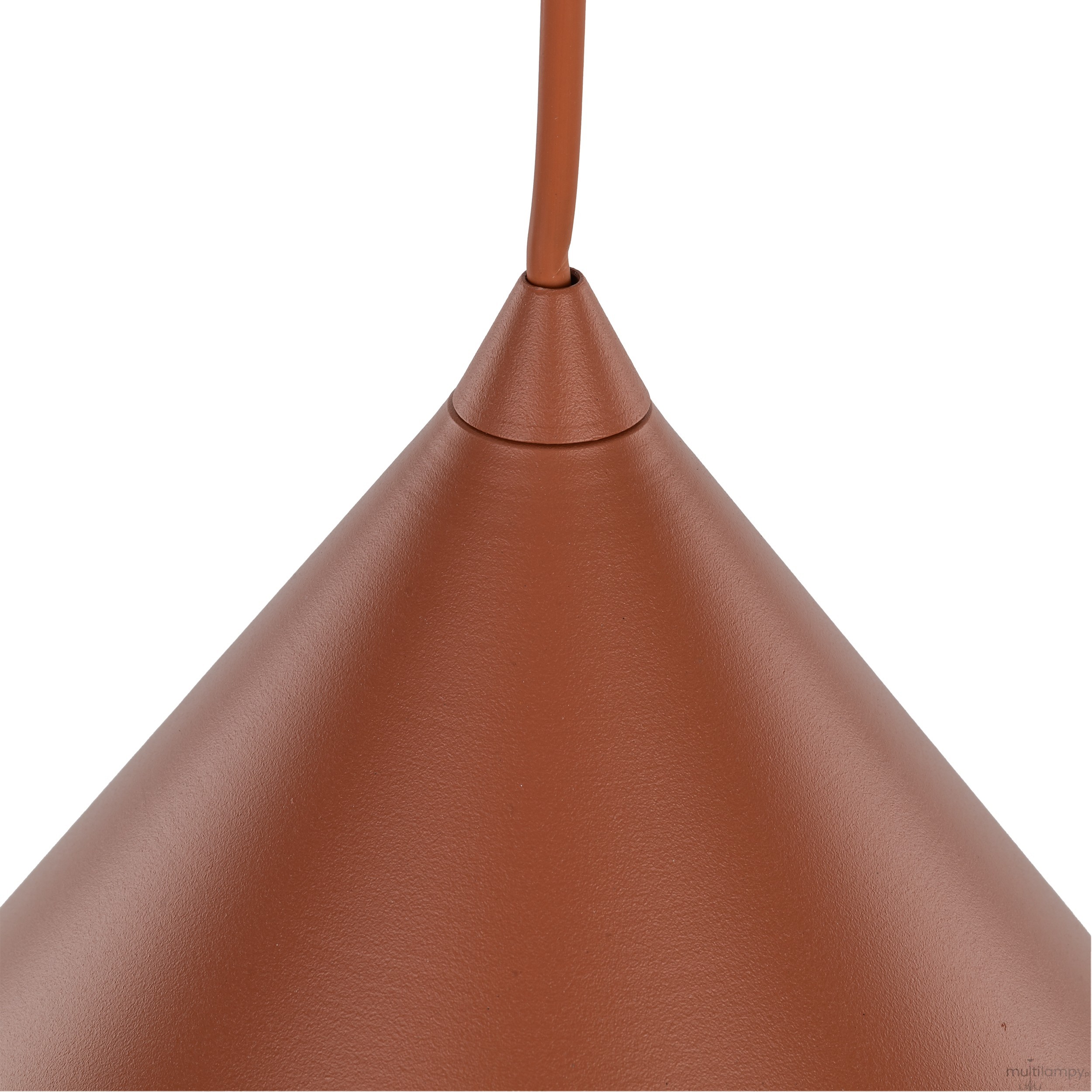 Cono D50 lampa wisząca 1xE27 ceglana 10089