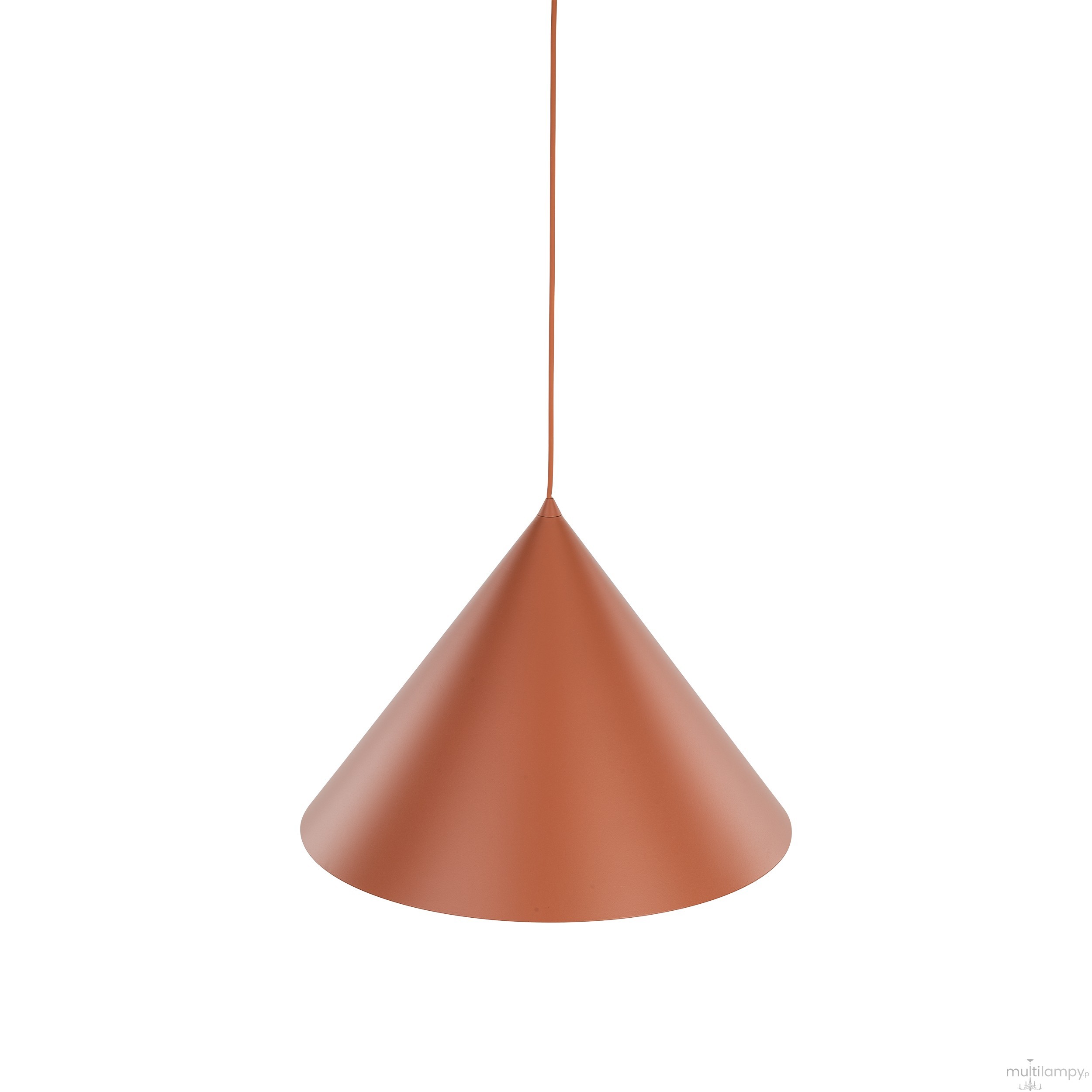 Cono D50 lampa wisząca 1xE27 ceglana 10089
