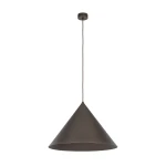 Cono D50 lampa wisząca 1xE27 brązowa 10062