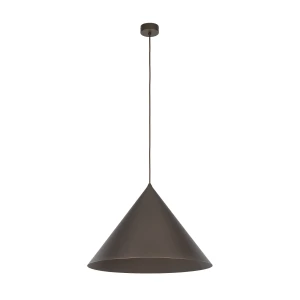 Cono D50 lampa wisząca 1xE27 brązowa 10062