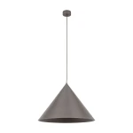 Cono D50 lampa wisząca 1xE27 szarobrązowa 11378
