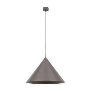 Cono D50 lampa wisząca 1xE27 szarobrązowa 11378