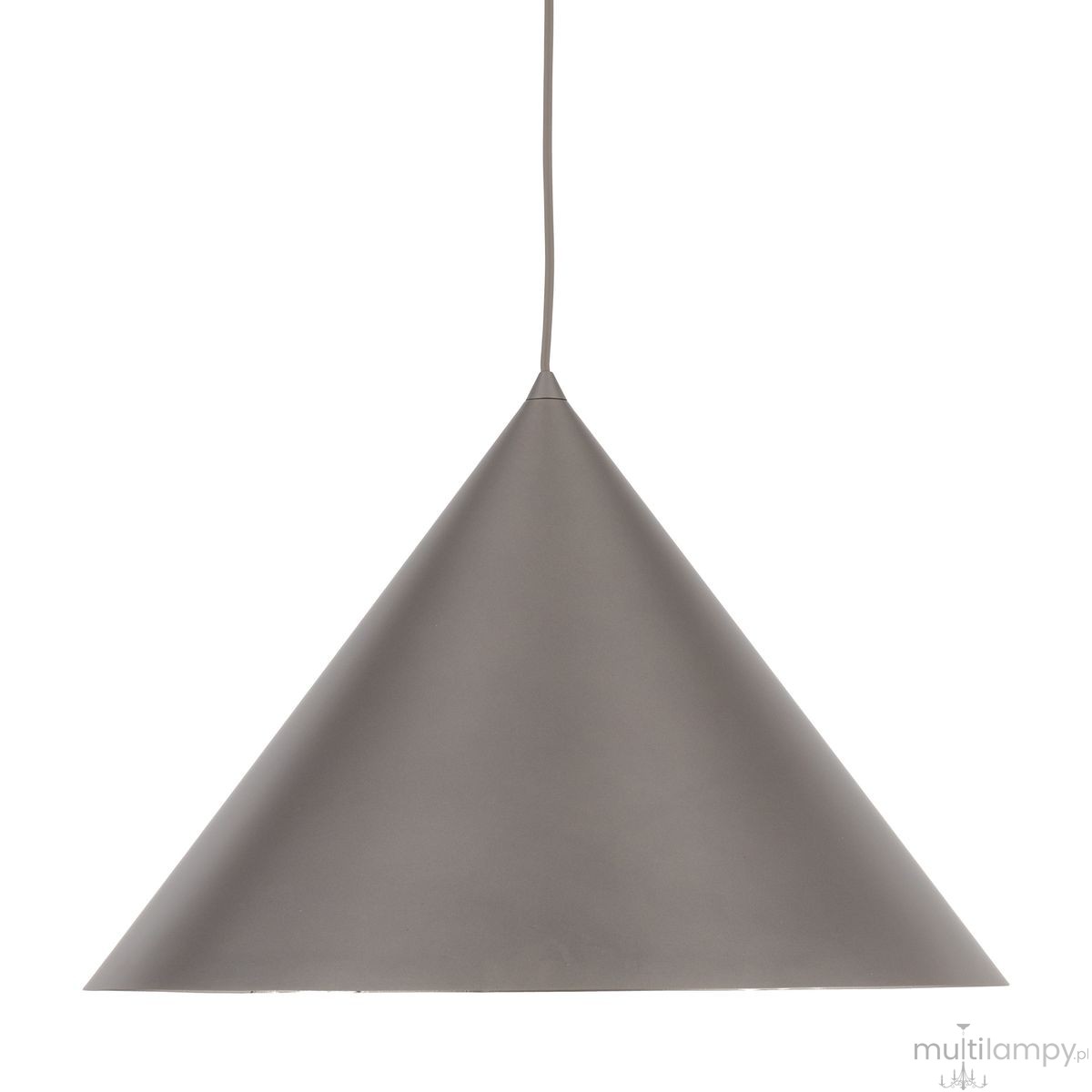 Cono D50 lampa wisząca 1xE27 szarobrązowa 11378