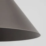 Cono D50 lampa wisząca 1xE27 szarobrązowa 11378