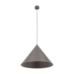 Cono D50 lampa wisząca 1xE27 szarobrązowa 11378
