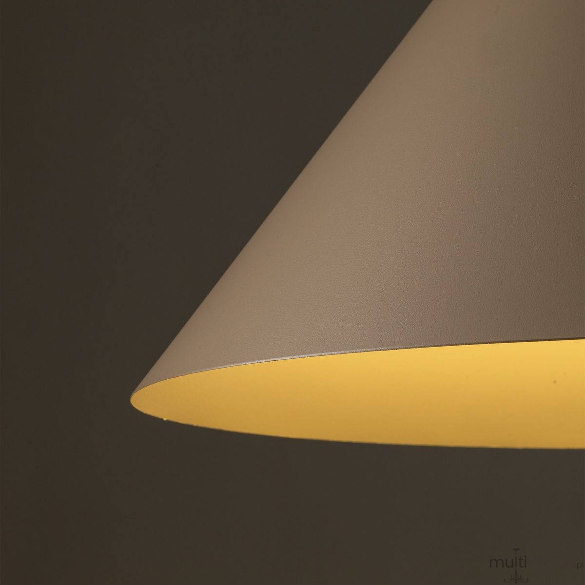 Cono D50 lampa wisząca 1xE27 beżowa 10622