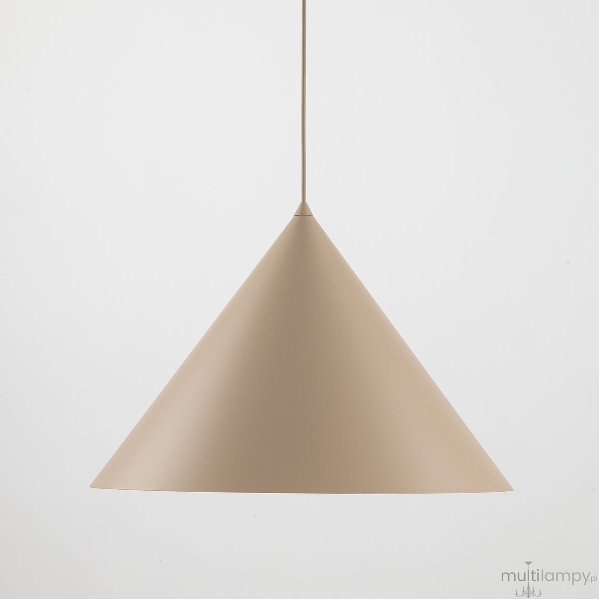 Cono D50 lampa wisząca 1xE27 beżowa 10622