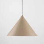 Cono D50 lampa wisząca 1xE27 beżowa 10622