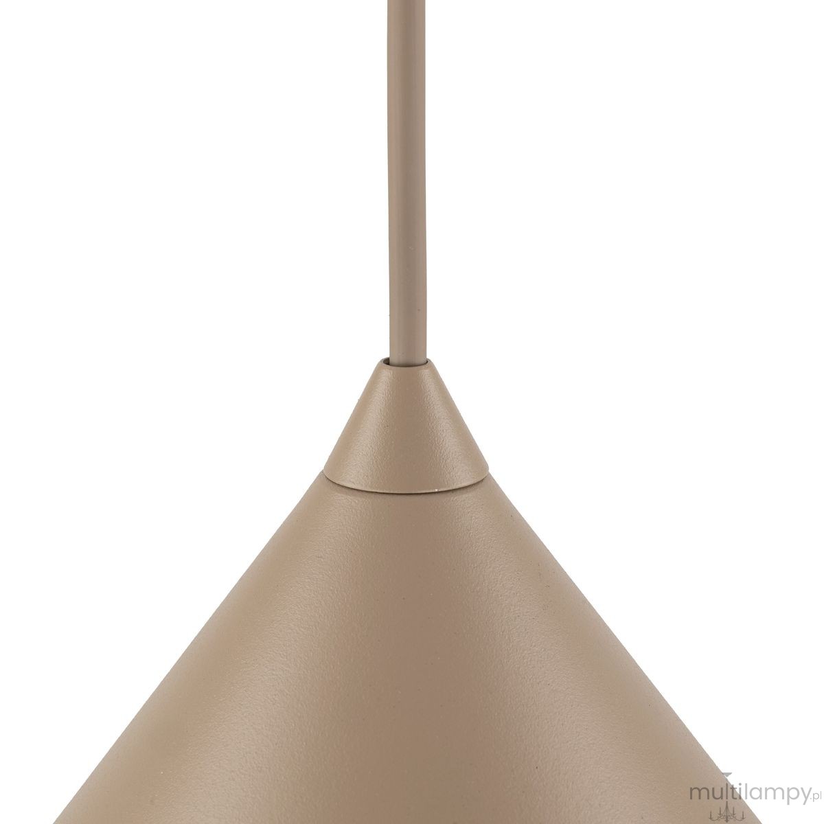 Cono D50 lampa wisząca 1xE27 beżowa 10622