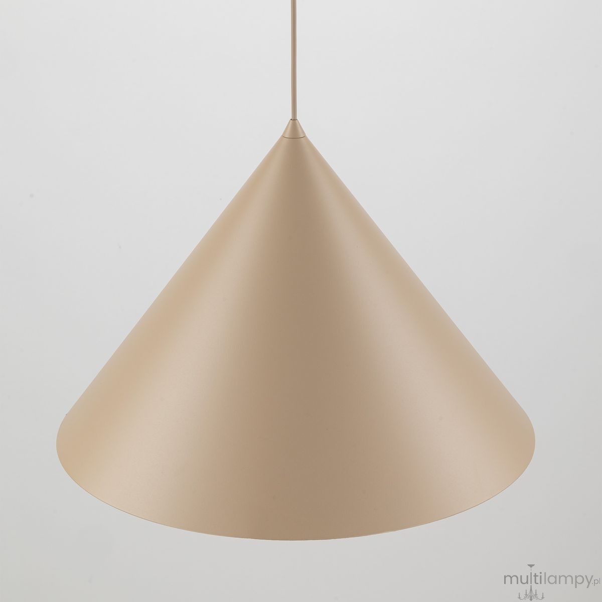 Cono D50 lampa wisząca 1xE27 beżowa 10622
