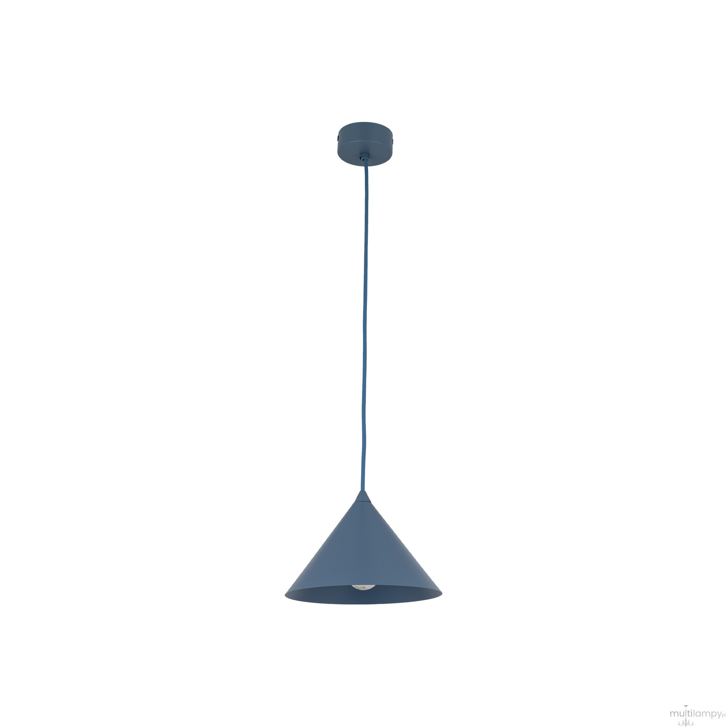 Cono D21 lampa wisząca 1xE27 niebieska 11413