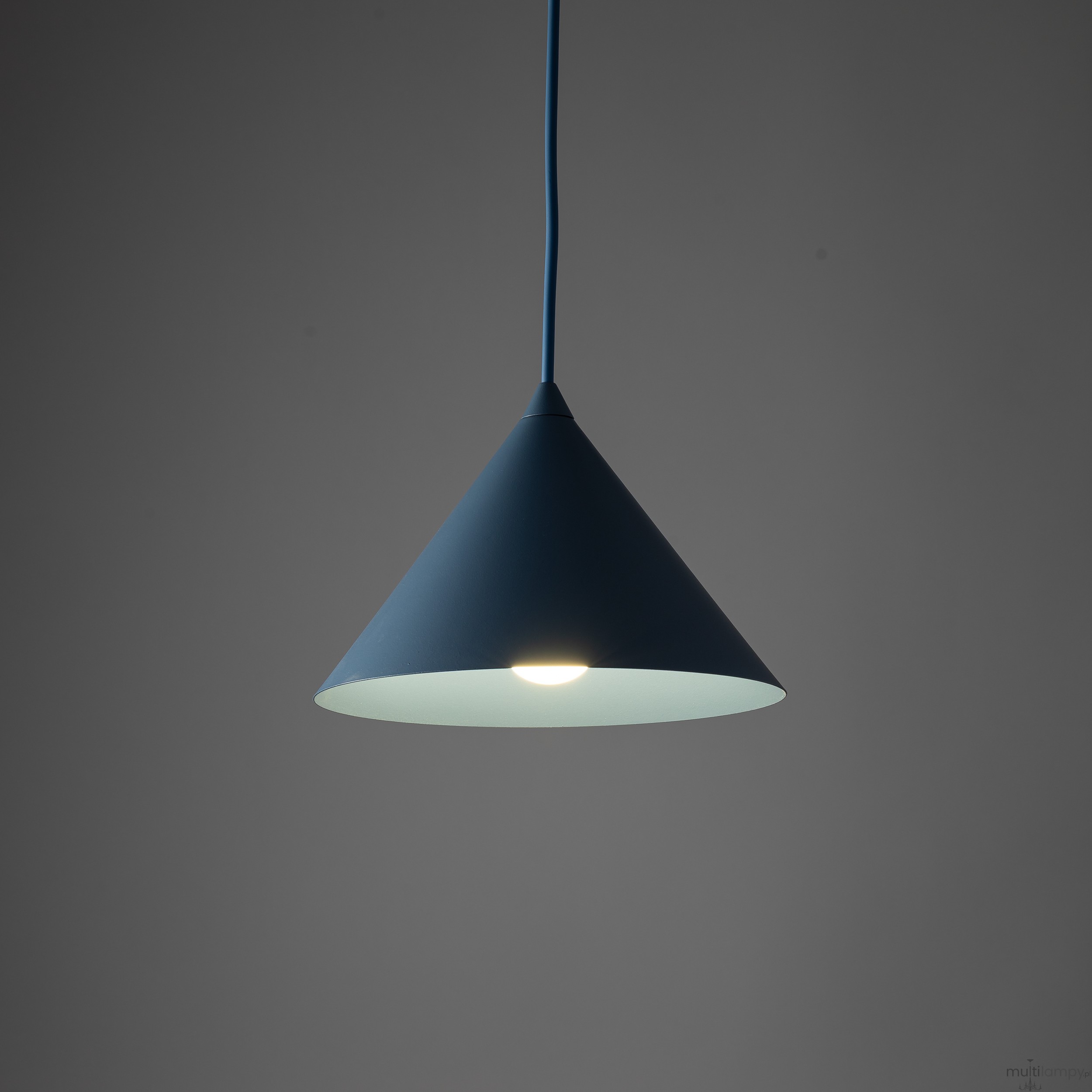 Cono D21 lampa wisząca 1xE27 niebieska 11413