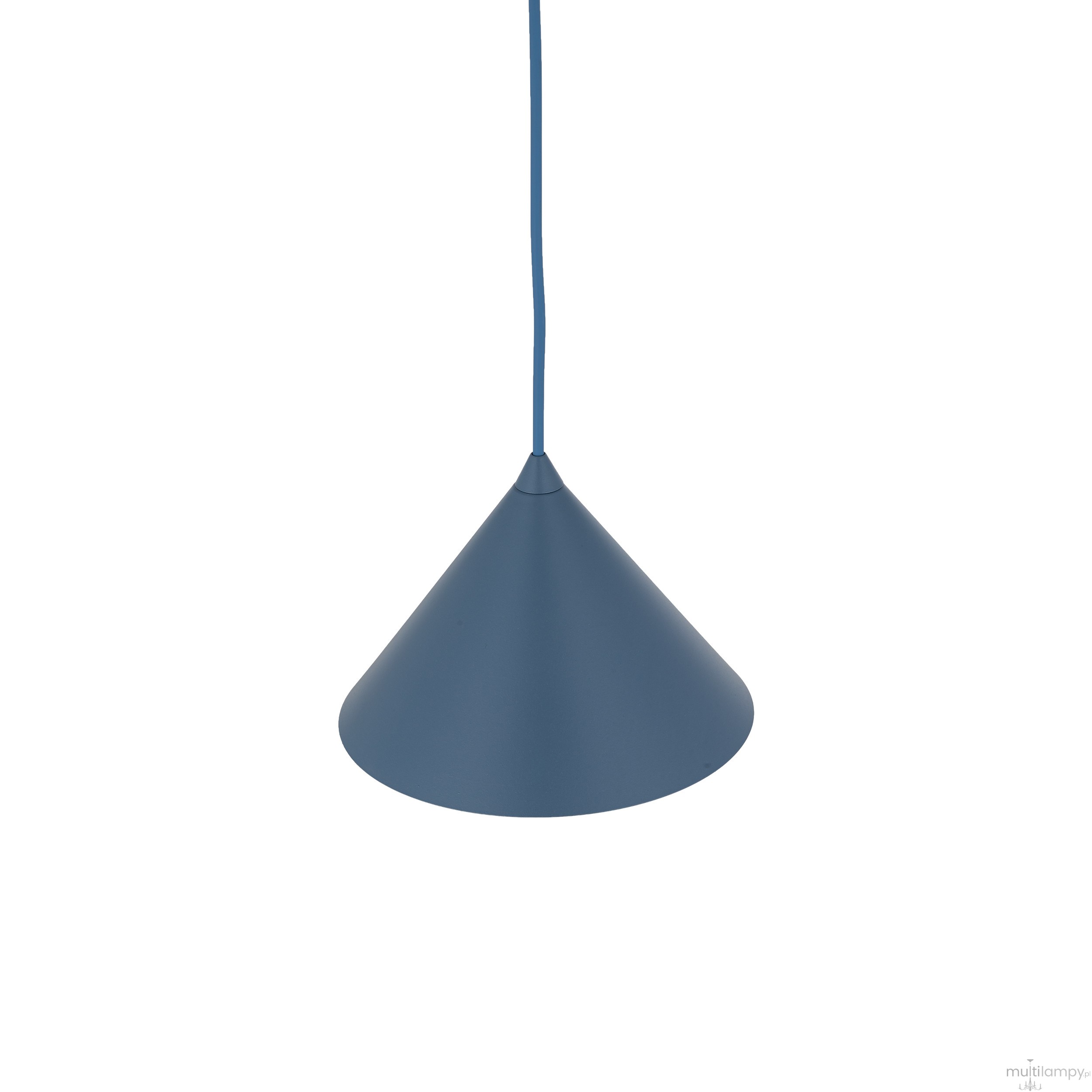 Cono D21 lampa wisząca 1xE27 niebieska 11413