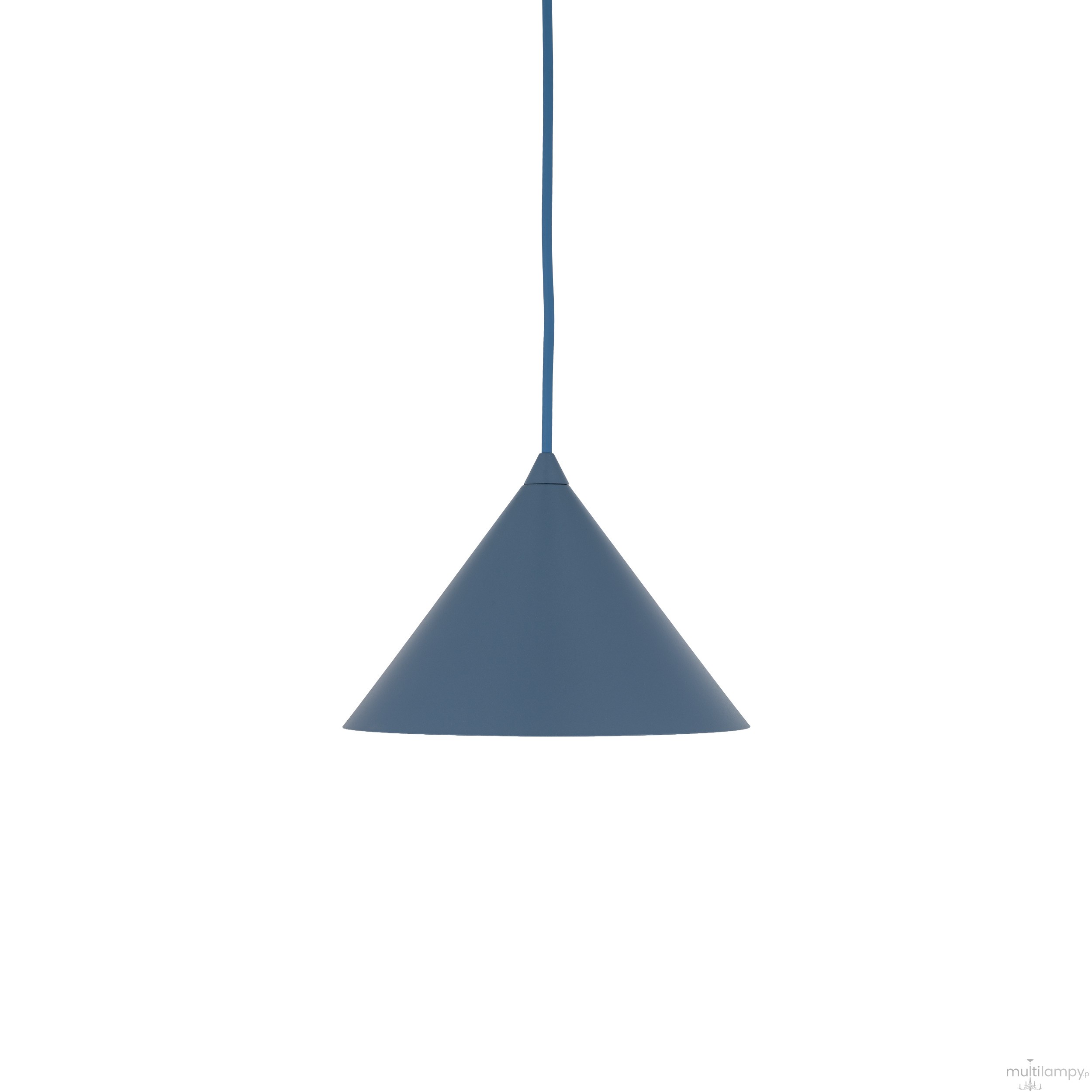 Cono D21 lampa wisząca 1xE27 niebieska 11413
