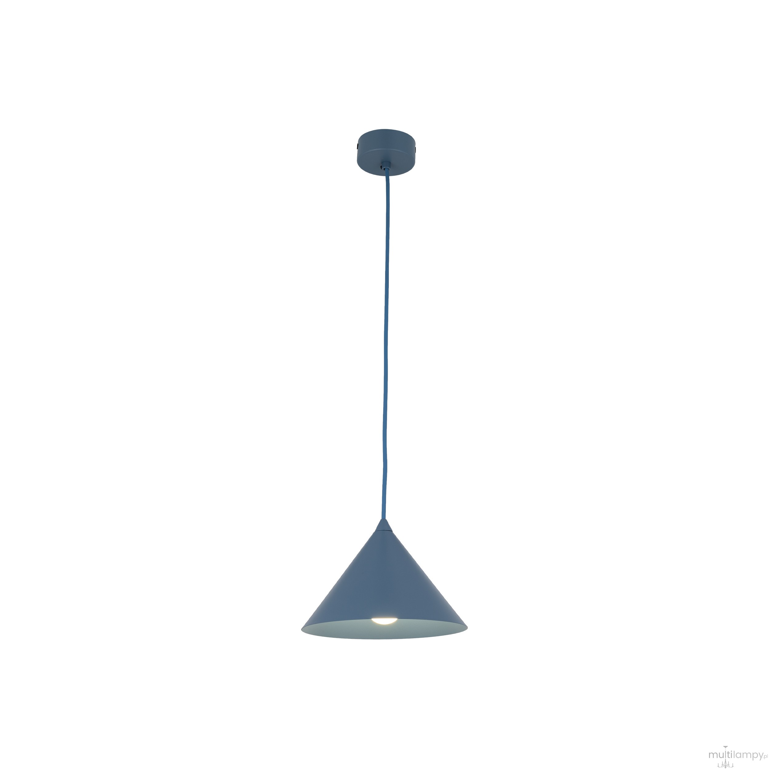 Cono D21 lampa wisząca 1xE27 niebieska 11413