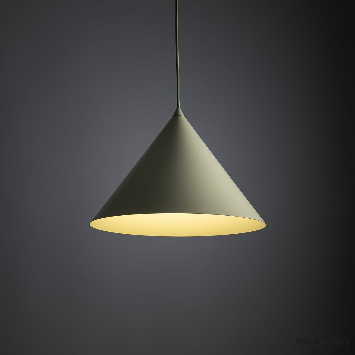 Cono D33,5 lampa wisząca 1xE27 pistacja 11419