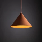 Cono D33,5 lampa wisząca 1xE27 pomarańczowa 11385