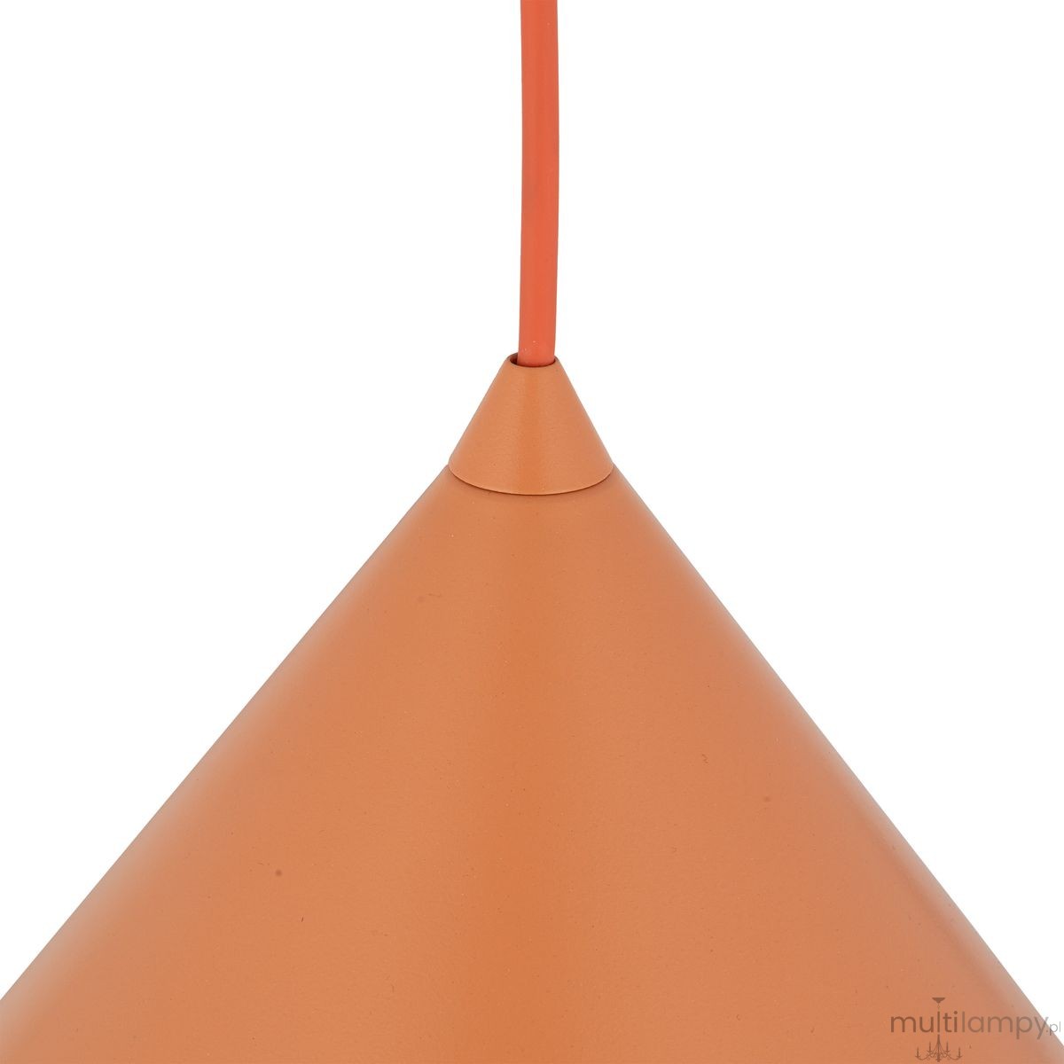 Cono D33,5 lampa wisząca 1xE27 pomarańczowa 11385
