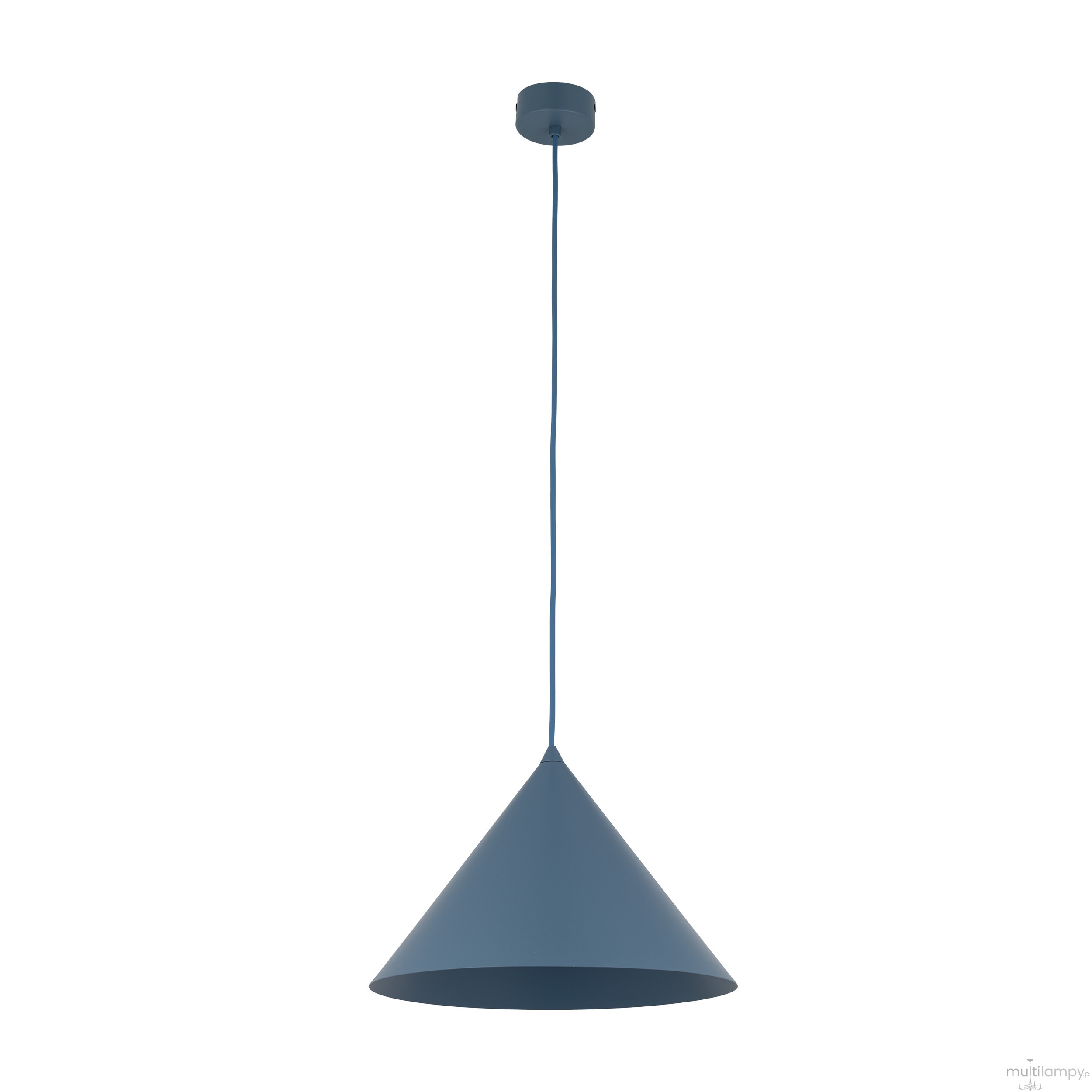 Cono D33,5 lampa wisząca 1xE27 niebieska 11415