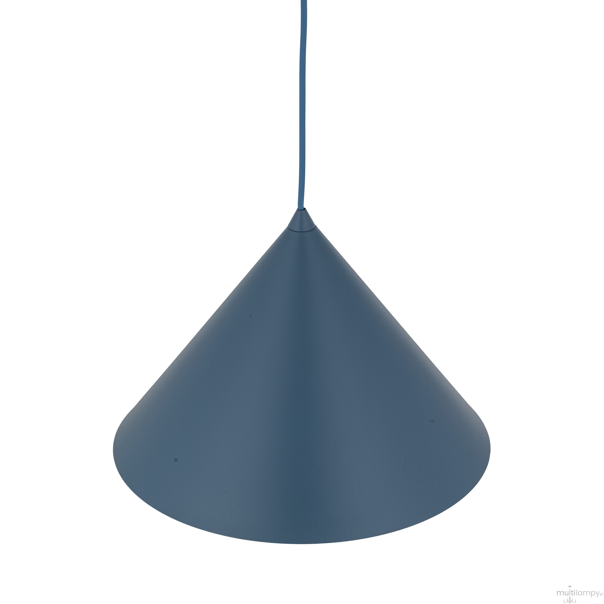 Cono D33,5 lampa wisząca 1xE27 niebieska 11415