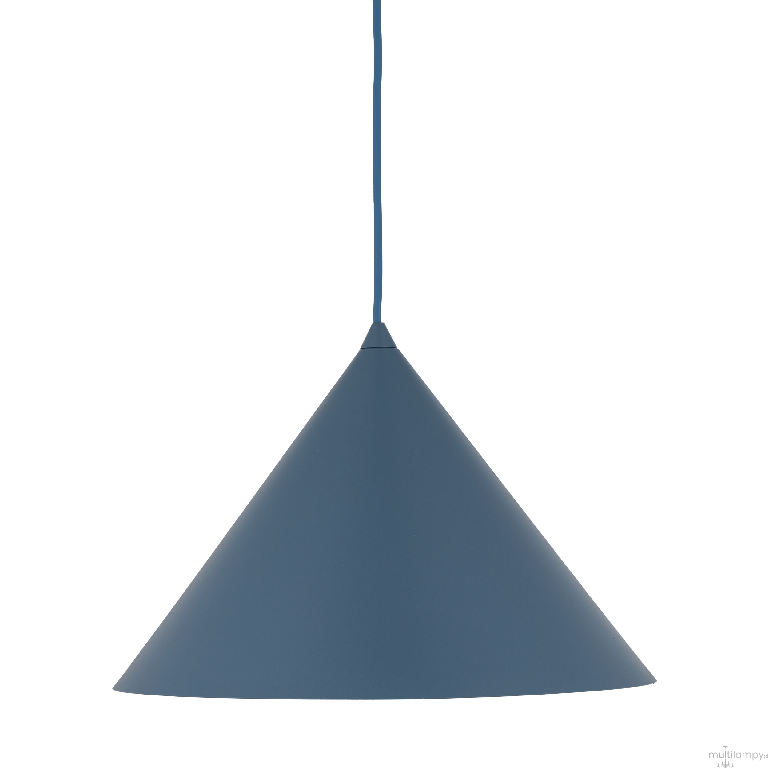Cono D33,5 lampa wisząca 1xE27 niebieska 11415