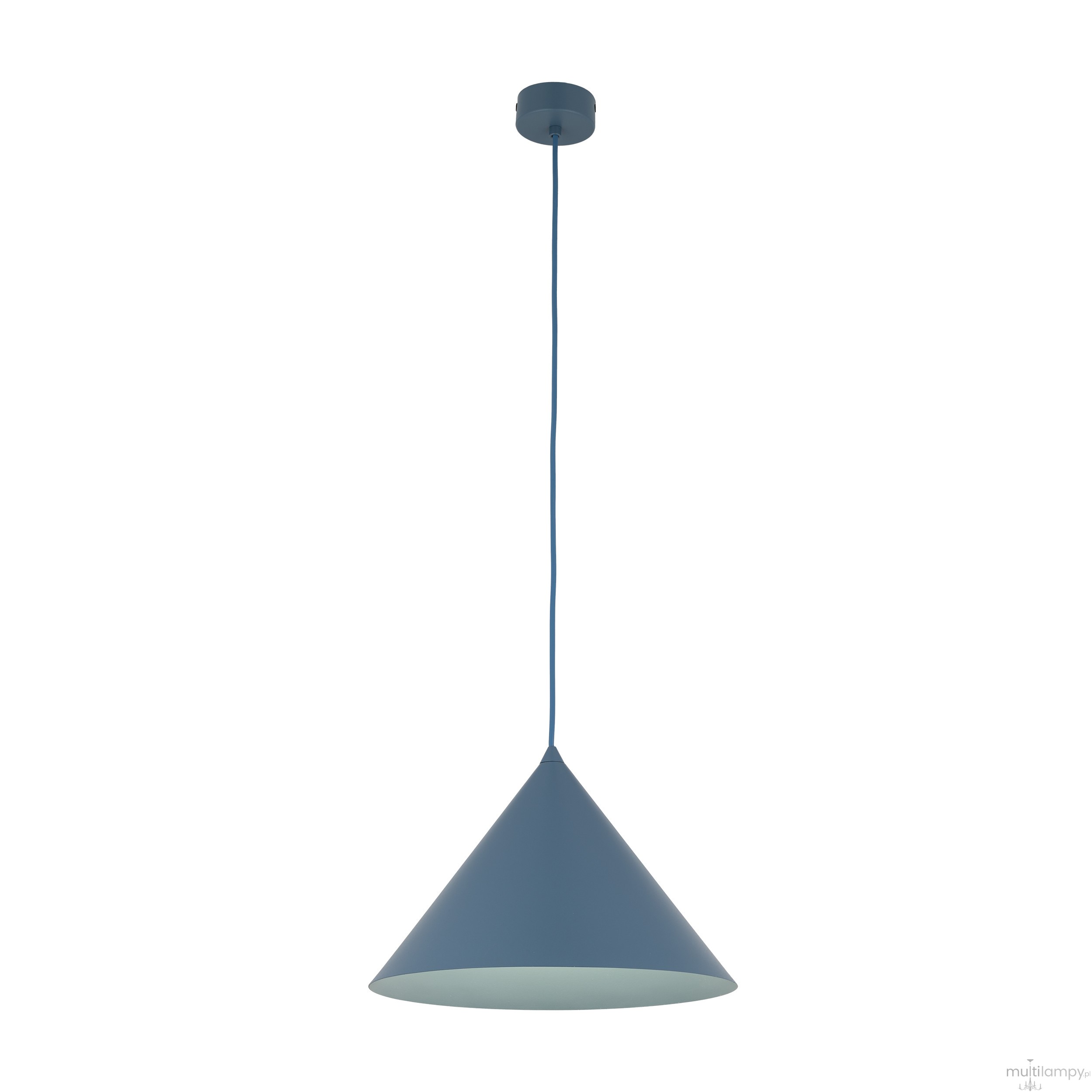 Cono D33,5 lampa wisząca 1xE27 niebieska 11415