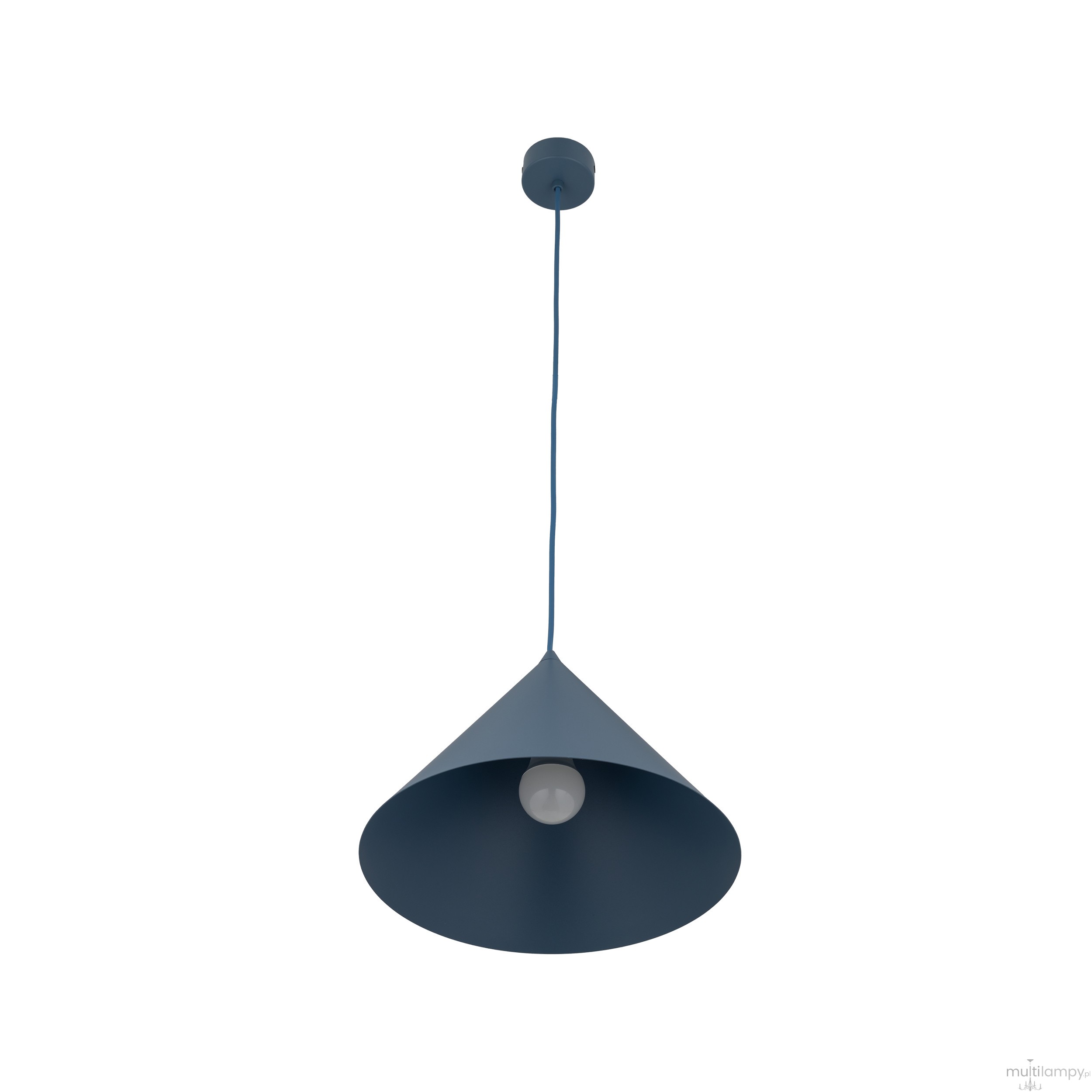 Cono D33,5 lampa wisząca 1xE27 niebieska 11415