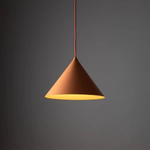 Cono D26 lampa wisząca 1xE27 pomarańczowa 11384