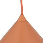 Cono D26 lampa wisząca 1xE27 pomarańczowa 11384