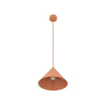 Cono D26 lampa wisząca 1xE27 pomarańczowa 11384