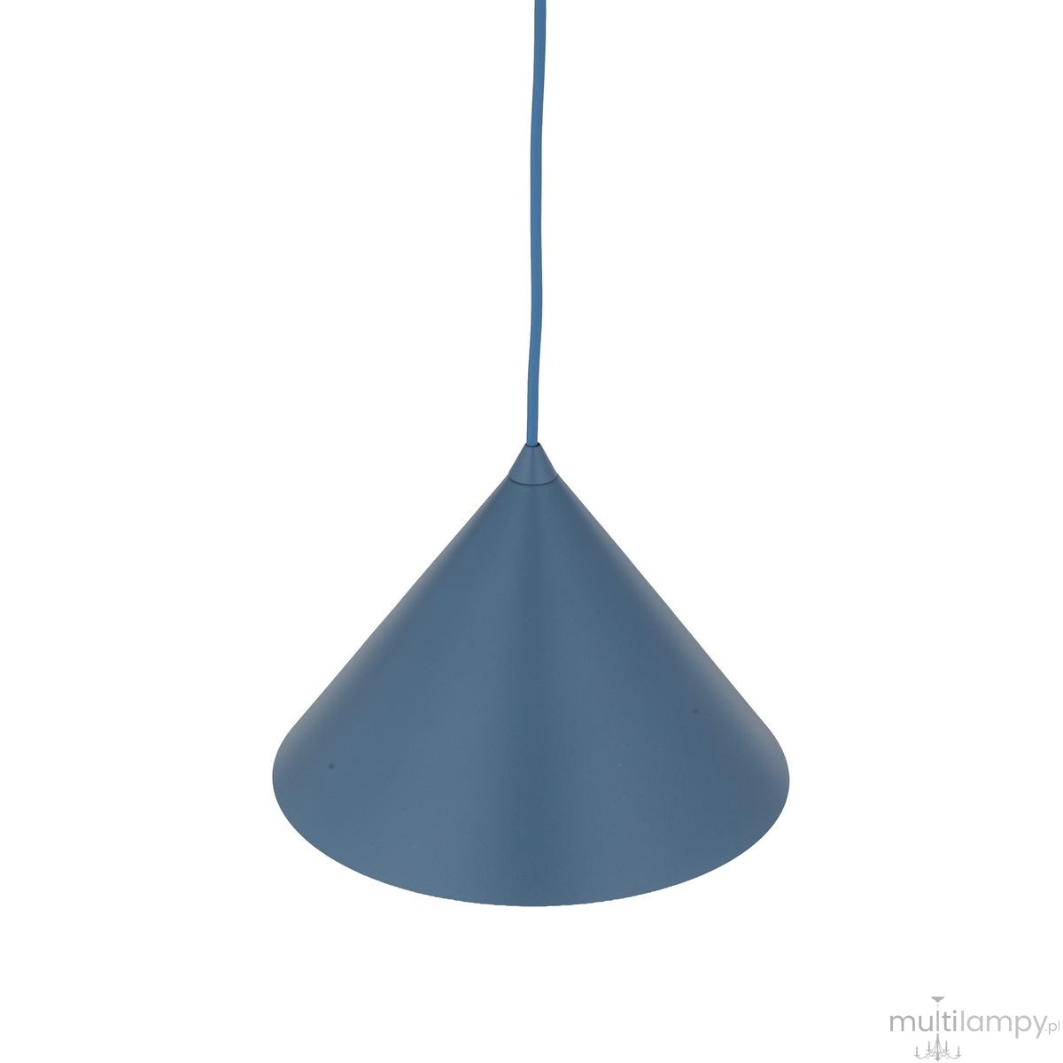 Cono D26 lampa wisząca 1xE27 niebieska 11414