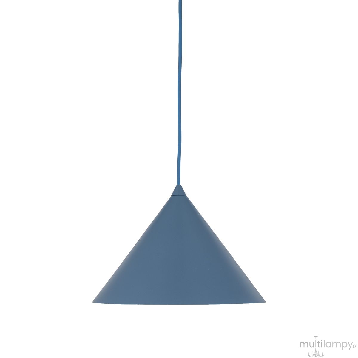Cono D26 lampa wisząca 1xE27 niebieska 11414