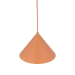 Cono D50 lampa wisząca 1xE27 pomarańczowa 11386