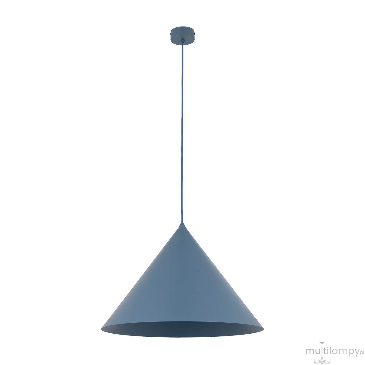 Cono D50 lampa wisząca 1xE27 niebieska 11416
