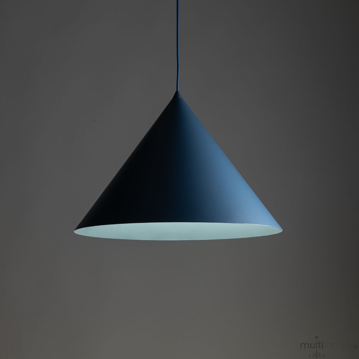 Cono D50 lampa wisząca 1xE27 niebieska 11416