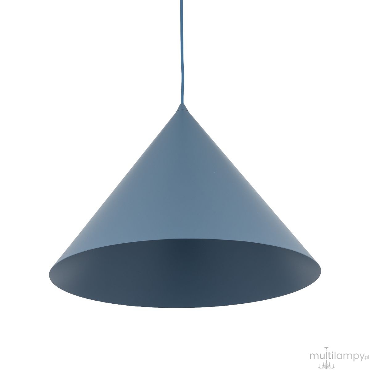 Cono D50 lampa wisząca 1xE27 niebieska 11416