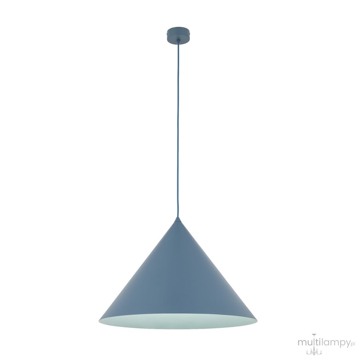 Cono D50 lampa wisząca 1xE27 niebieska 11416